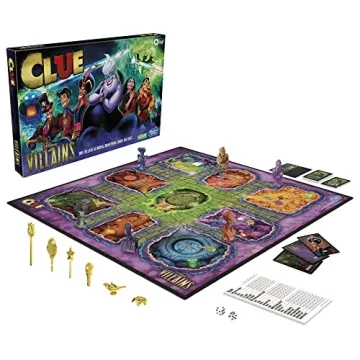 Exciting Hasbro Clue Disney Villains Board Game for Ages 8+