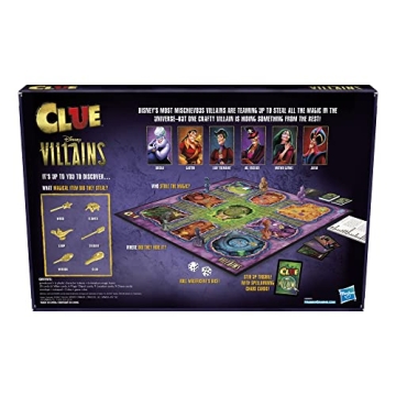 Exciting Hasbro Clue Disney Villains Board Game for Ages 8+