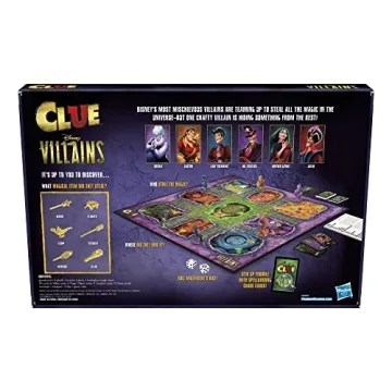 Exciting Hasbro Clue Disney Villains Board Game for Ages 8+
