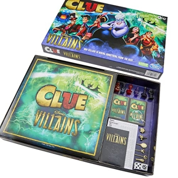 Exciting Hasbro Clue Disney Villains Board Game for Ages 8+