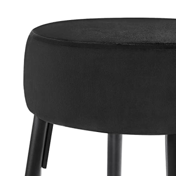 Stylish Fefances Black Bar Stools Set for Home Use