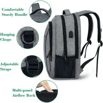 Stylish USB Laptop Backpack for Everyday Use