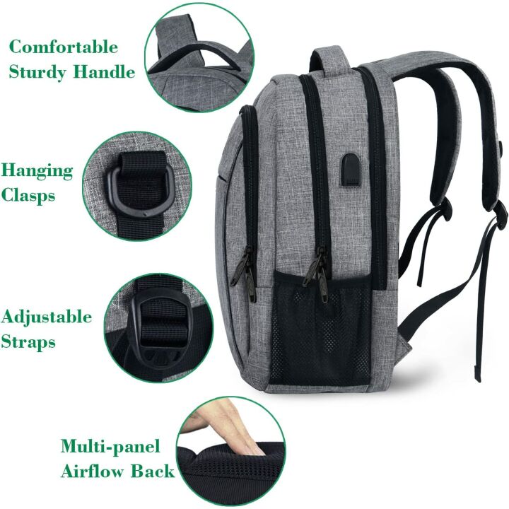 Stylish USB Laptop Backpack for Everyday Use
