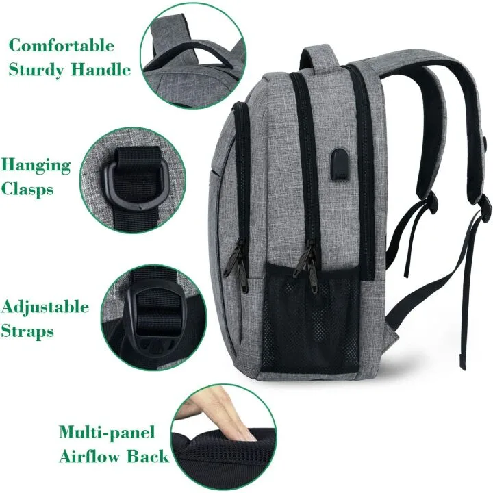 Stylish USB Laptop Backpack for Everyday Use