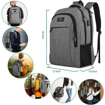 Stylish USB Laptop Backpack for Everyday Use