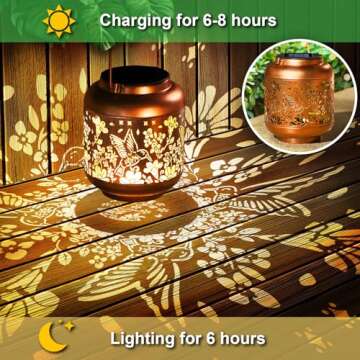 Stylish Solar Lantern for Mother's Day & Garden Decor