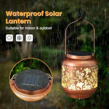 Stylish Solar Lantern for Mother's Day & Garden Decor