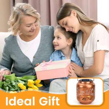 Stylish Solar Lantern for Mother's Day & Garden Decor