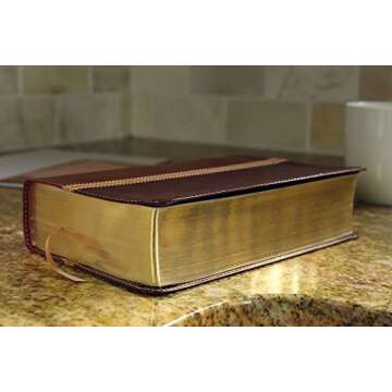NIV, The Message, Parallel Study Bible, Leathersoft, Brown: Two Bible Versions Together with NIV Study Bible Notes