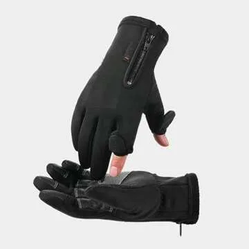 Bakovity Cold Weather Gloves,Winter Gloves to Keep Warm,Running,Cycling,Driving,Hiking,Fishing,Windp...