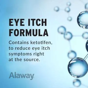 Alaway Antihistamine Eye Drops, Allergy Relief from Itchy Eyes, Works in Minutes, Provides Relief fo...