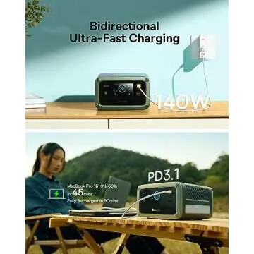 Baseus 140W Laptop Power Bank - 48,000mAh Power Station