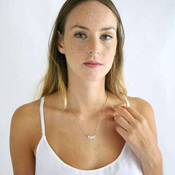 Handmade Hebrew Faith Necklace, Emuna Necklace, Israeli Jewelry, Hebrew Necklace for Women, Gift for...