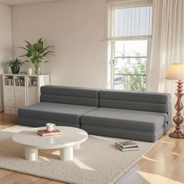 Furmax Folding Sofa Bed Chair - Stylish Convertible Sofa for Comfort