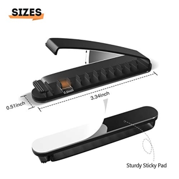 PZOZ Cord Organizer - 3 Pack Cable Management Solution