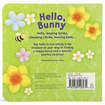 Hello Bunny Board Book for Kids – Perfect Easter Gift