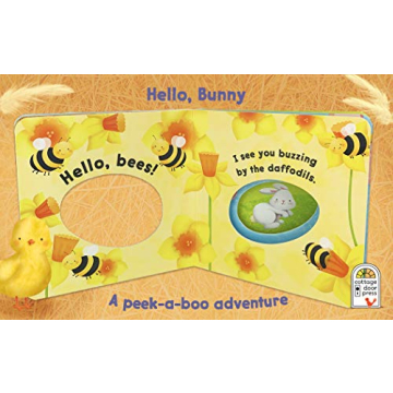 Hello Bunny Board Book for Kids – Perfect Easter Gift
