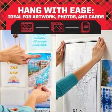 Scotch-Mount Removable Poster Tape, 3/4" x 150" (12.5 ft), Clear, Comes with Convenient Dispenser, Double-Sided Adhesive Bonds on Contact, Mounts Posters, Photos, Cards & Other Items (109S)