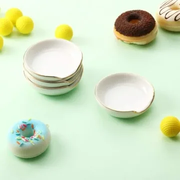 Elegant Gold Rimmed Spoon Rests Set for Any Occasion