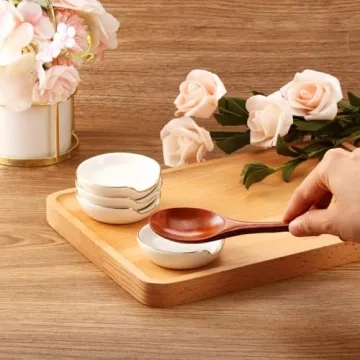 Elegant Gold Rimmed Spoon Rests Set for Any Occasion