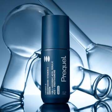 Prequel Skin Lucent-C, Vitamin C Serum for Face. Professional L-Ascorbic Acid, Ferulic Acid Formula with Facial Brightening Niacinamide. Clinical Skincare for Luminous Firm Skin. 1oz Pump