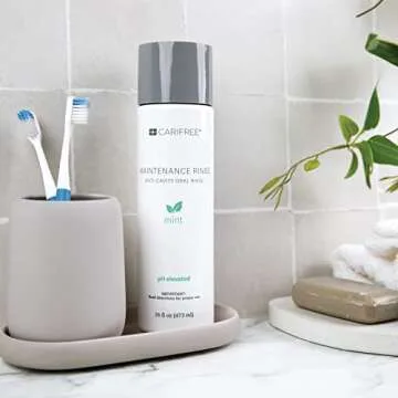 CariFree Maintenance Rinse, Mint Flavored, Anti-Cavity Fluoride Mouthwash, Dentist Recommended, Prevents Oral Decay, Freshens Breath, Alcohol-Free, Neutralizes pH (Previously CTx3)