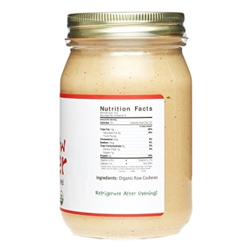 Jiva Organics Cashew Butter Organic Raw Nut Spread