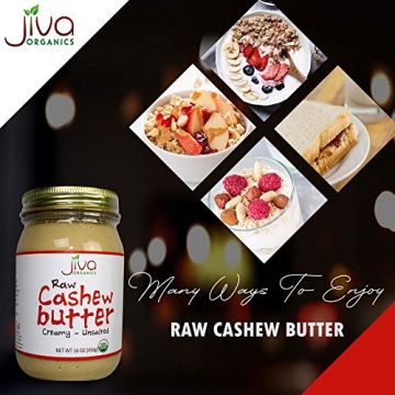 Jiva Organics Cashew Butter Organic Raw Nut Spread