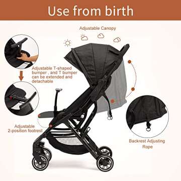 Lightweight COOL KIDS Portable Travel Stroller