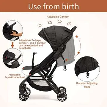 Lightweight COOL KIDS Portable Travel Stroller
