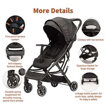 Lightweight COOL KIDS Portable Travel Stroller
