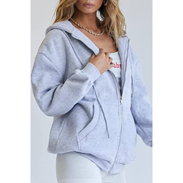 AUTOMET Women's Zip Up Hoodie - Soft & Stylish Outerwear