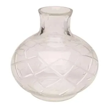 Mini Vases for Flowers - Elegant Set of 5 Glass Bud Vases