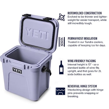 YETI Roadie 24 Hard Cooler Cosmic Lilac for Adventures