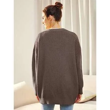 Trendy Oversized EFAN Women's Cardigan Sweaters for 2025
