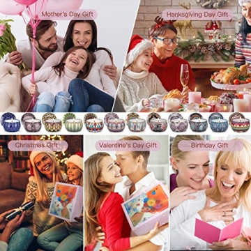 Elegant 12 Pack Scented Candles Gift Set for Women