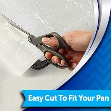 Reynolds Kitchens Parchment Paper Roll with SmartGrid, 50 Square Feet (Pack of 3), 150 Square Feet Total