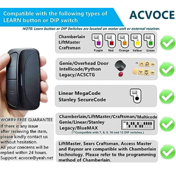 Universal Garage Door Opener Remote - Works with Most Brands