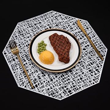 U'Artlines Octagonal Placemats for Stylish Dining