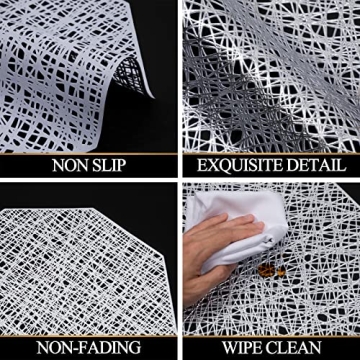 U'Artlines Octagonal Placemats for Stylish Dining