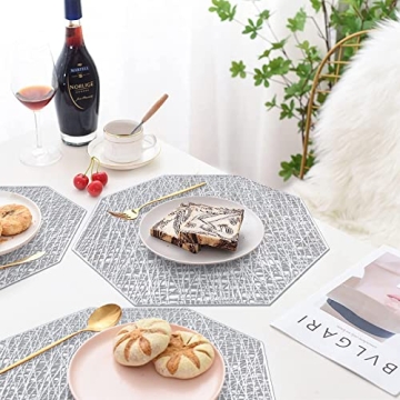 U'Artlines Octagonal Placemats for Stylish Dining