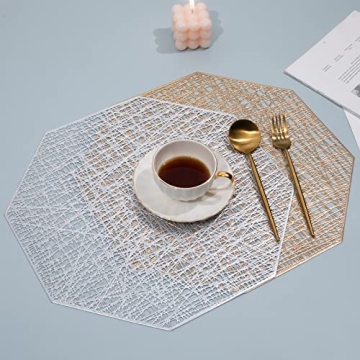 U'Artlines Octagonal Placemats for Stylish Dining