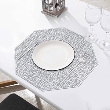 U'Artlines Octagonal Placemats for Stylish Dining