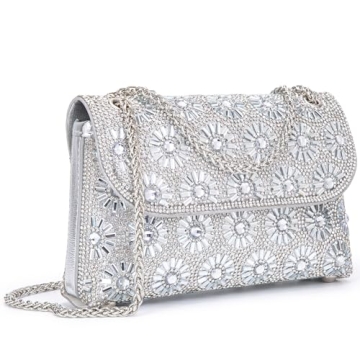 BBTT.ful Rhinestone Evening Shoulder Bag for Women