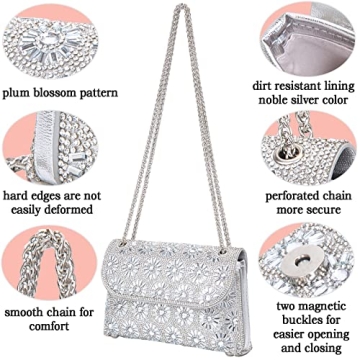 Stylish Rhinestone Evening Crossbody Bags for Women