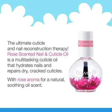 Flowery Rose Scented Cuticle Oil for Healthy Nails