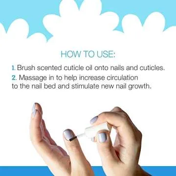 Flowery Rose Scented Cuticle Oil for Healthy Nails