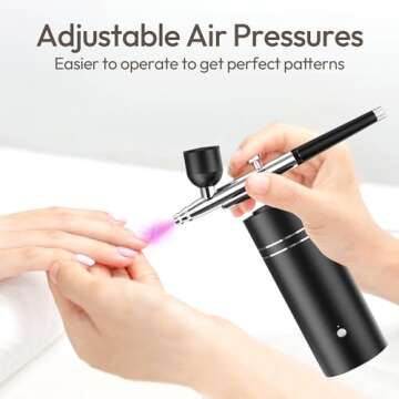 Portable Airbrush Kit with Compressor for All Artistry Needs