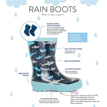 Hatley Waterproof Printed Rain Boots for Boys