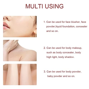 COSHINE Big Self Tanning Blend Brush for Flawless Makeup